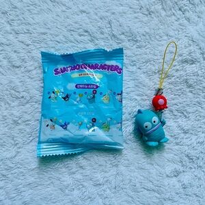 sanrio characters phone charm keychain - hangyodon